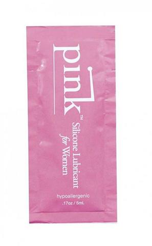 Pink Silicone Lube .17 oz - Click Image to Close