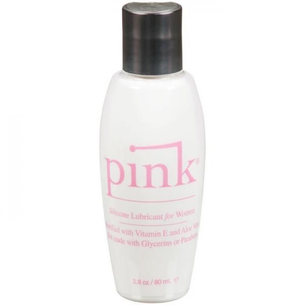 Pink Silicone Lubricant for Women 2.8oz - Click Image to Close