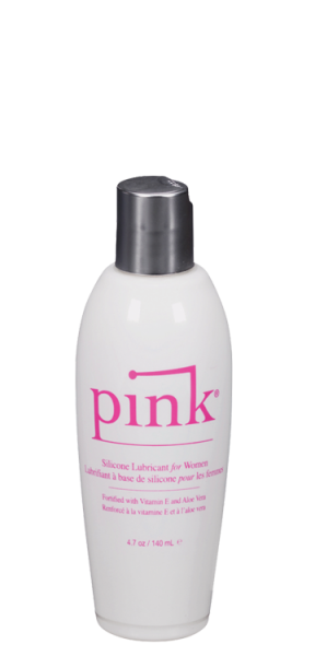 Pink Silicone Lube Flip Top Bottle 4.7 fluid ounces - Click Image to Close