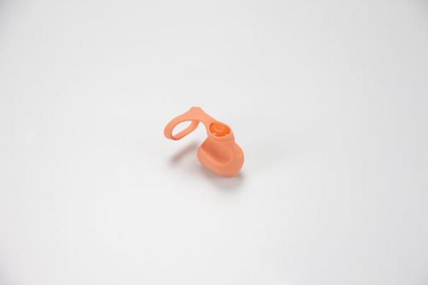 Fin Finger Vibrator Coral Orange - Click Image to Close