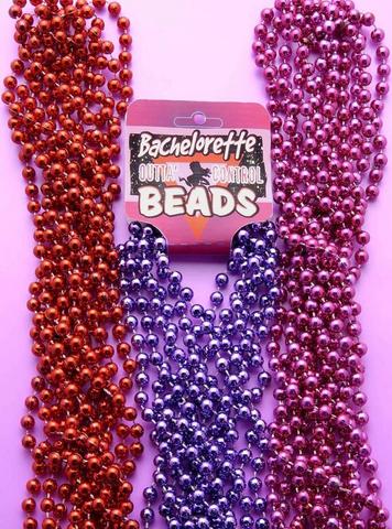 Bachelorette Bead Purple Metalic - Click Image to Close