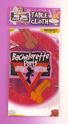 Bachelorette Party Tablecloth - Click Image to Close