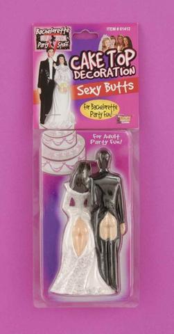 Bridal Cake Top Sexy Butts - Click Image to Close