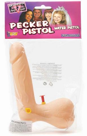 Bachelorette Pecker Water Pistol - Click Image to Close