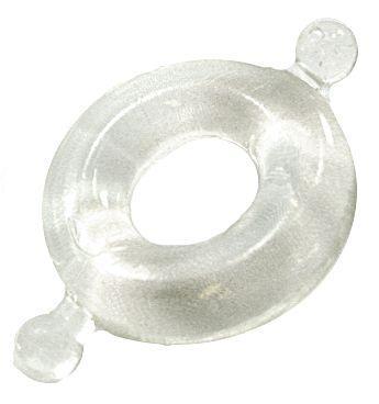 Cock Ring Elastomer Small Clear - Click Image to Close