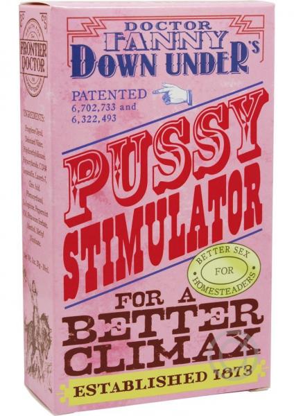 Dr Fanny Down Under Pussy Stimulator 1oz - Click Image to Close