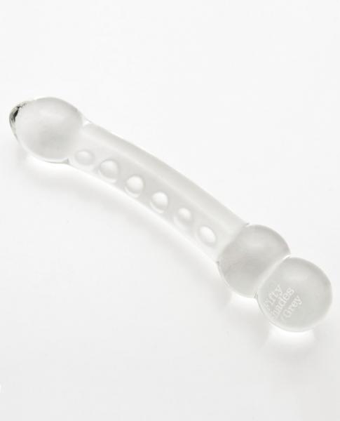 Fifty Shades of Grey Glass Massage Wand - Click Image to Close