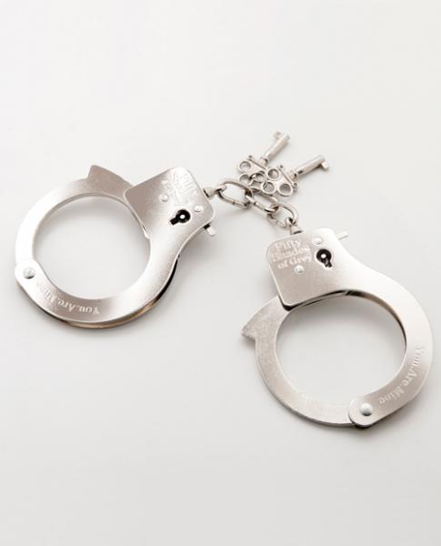 Fifty Shades of Grey Metal Handcuffs - Click Image to Close