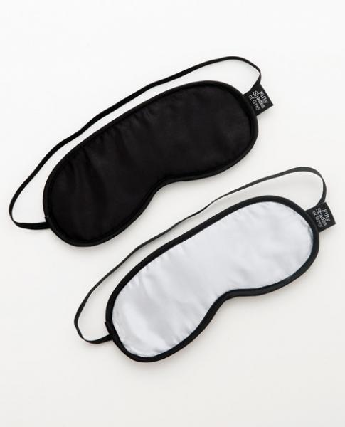 Fifty Shades of Grey Soft Twin Blindfold Set - Click Image to Close
