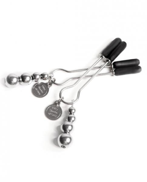 Fifty Shades Adjustable Nipple Clamps - Click Image to Close