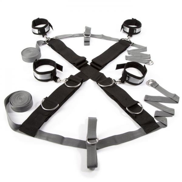Over The Bed Cross Restraint Silver - Click Image to Close