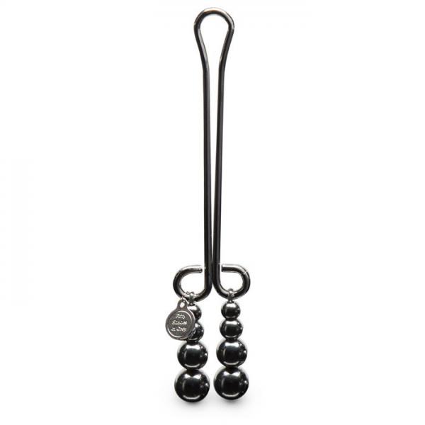Fifty Shades Darker Just Sensation Beaded Clitoral Clamp - Click Image to Close