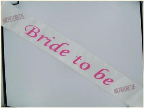 Bride 2B Flash Sash Pink - Click Image to Close