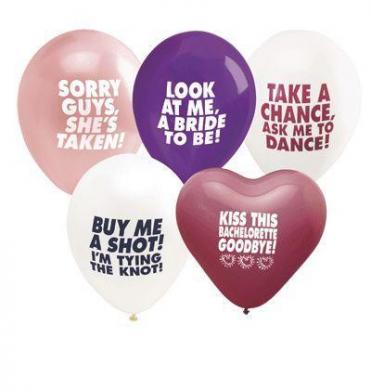 Bachelorette Balloon Asst. Colors - Click Image to Close