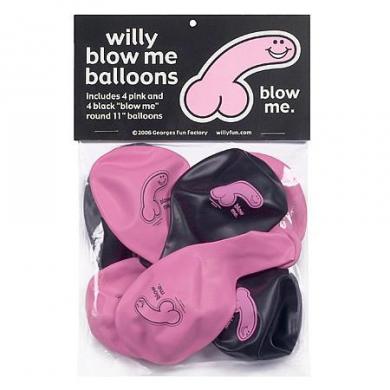 Blow Me Balloons 8 Pack - Click Image to Close