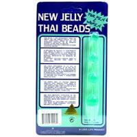 Jelly Thai Beads Green - Click Image to Close