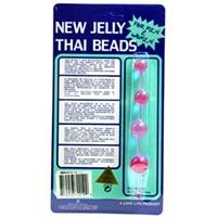 Jelly Thai Beads Lavender - Click Image to Close