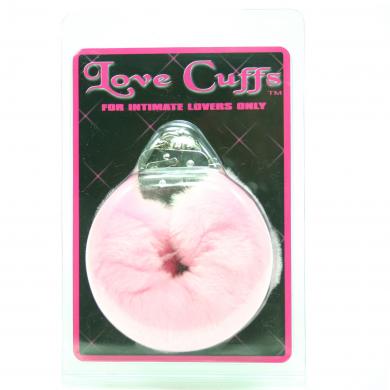 Love Cuffs Plush Pink - Click Image to Close
