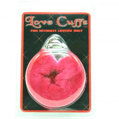 Love Cuffs Plush Red - Click Image to Close