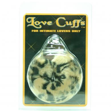 Love Cuffs Plush Leopard - Click Image to Close