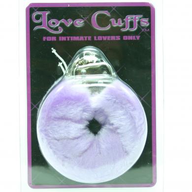 Love Cuffs Plush Lavender - Click Image to Close