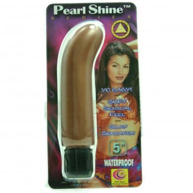 Pearl Shine 5in G Spot Brown