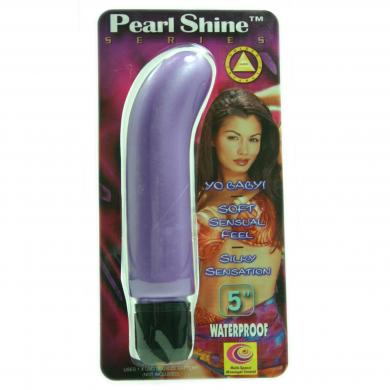 Pearl Shine 5in G-Spot Lavender - Click Image to Close