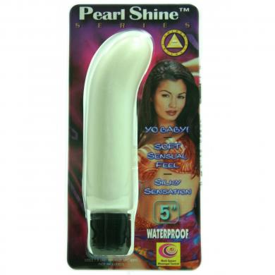 Pearl Shine 5in G Spot White - Click Image to Close