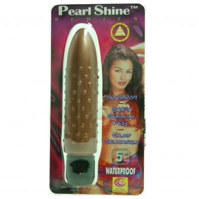 Pearl Shine 5in Bumpy Brown - Click Image to Close