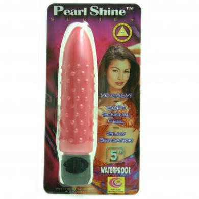 Pearl Shine 5in Bumpy Pink - Click Image to Close