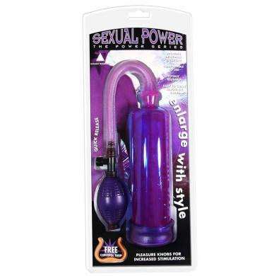 Sexual Power Pump W/Grip - Click Image to Close