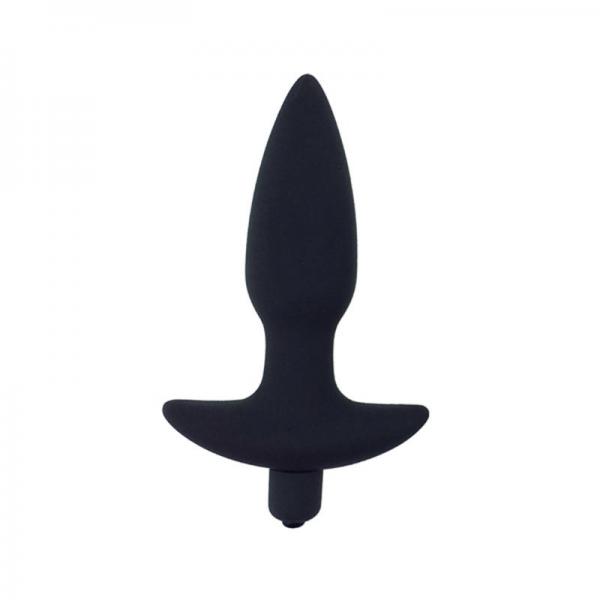 Corked 2 Small Vibrating Butt Plug Charcoal - Click Image to Close