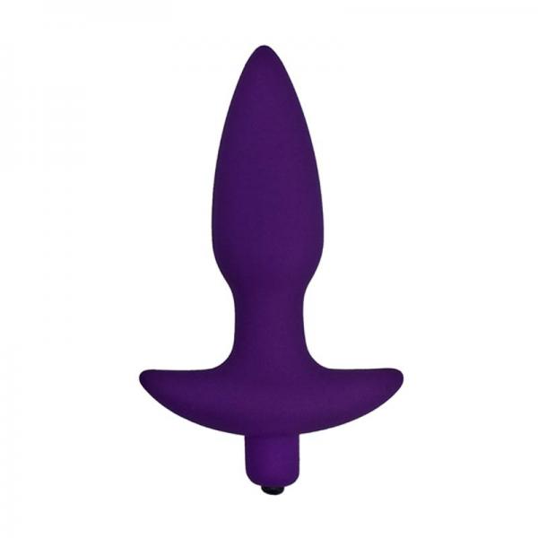 Corked 2 Vibrating Medium Lavender Butt Plug - Click Image to Close