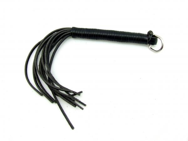 H2H Whip Leather Thong 10 inches Black Whip