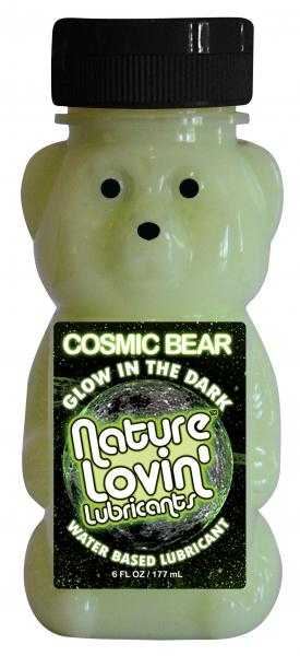 COSMIC BEAR GLOW WATER BASED LUBE 6 OZ - Click Image to Close