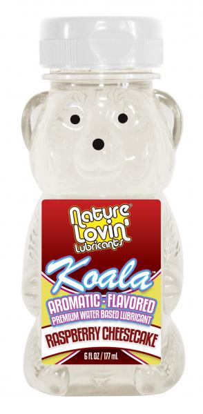 Koala Flavored Lube Raspberry Cheesecake 6oz - Click Image to Close