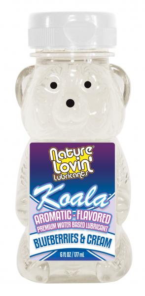 Koala Flavored Lube Blueberries 6 oz - Click Image to Close