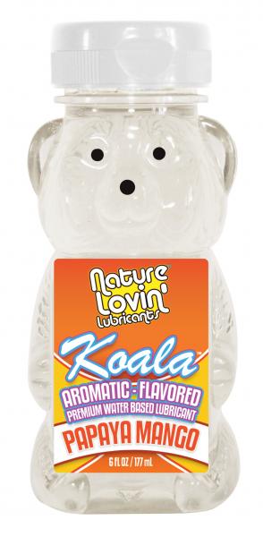 Koala Aromatic Lube Papaya Mango 6 oz - Click Image to Close