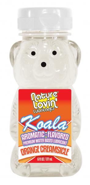 Koala Flavored Lube Orange Creamsicle 6 oz - Click Image to Close