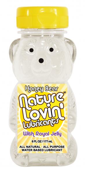 HONEY BEAR LUBE WATER BASED 6 OZ - Click Image to Close