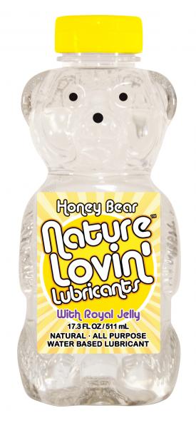 Nature Lovin' Lubricant Honey Bear 17.3 oz - Click Image to Close