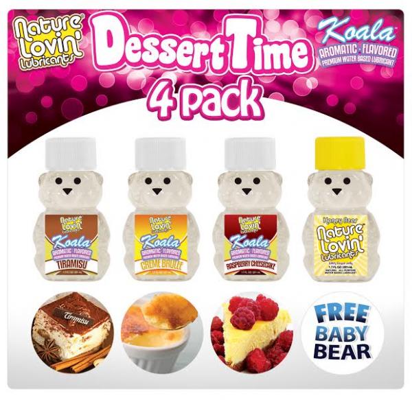 Dessert Time 4 Pack Lubricants - Click Image to Close