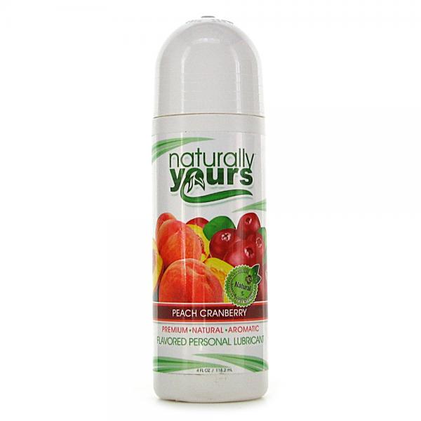 Naturally Yours Peach Cranberry 4oz - Click Image to Close