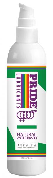 Pride Lube Water Base Gel 2oz - Click Image to Close