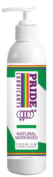 Pride Lube Water Base Gel 8oz - Click Image to Close