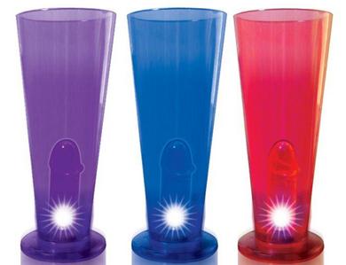 Light Up Shot Glass-Clear - Click Image to Close