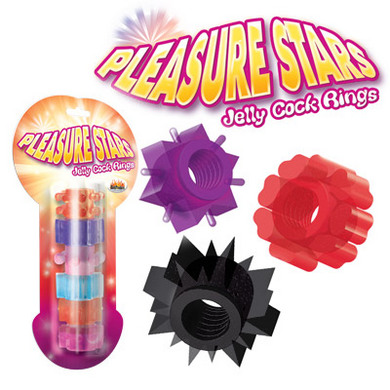 Pleasure Star Penis Rings - Click Image to Close