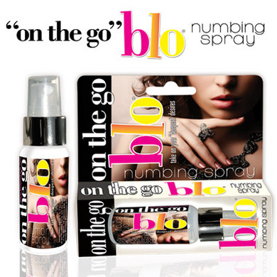 On The Go Blo Numbing Spray - Click Image to Close