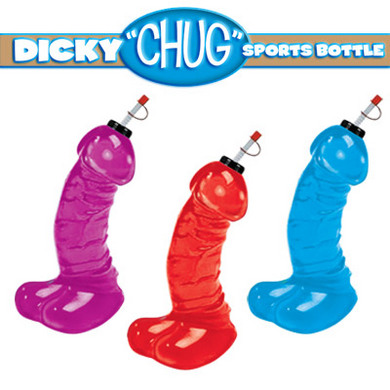 Dicky Chug Sports Bottle Pink - Click Image to Close