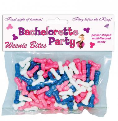 Bachelorette Party Weenie Bites Candy - Click Image to Close